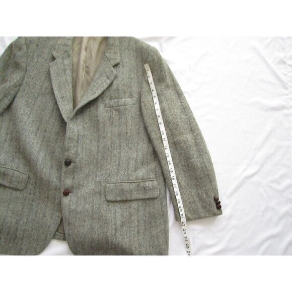 Vtg Men Bill Boyd's Harris Tweed Handwoven Wool Sport Jacket Sz See Pic (MJ2) - Picture 5 of 13